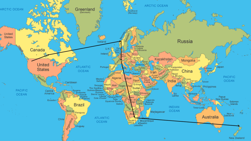 hamilton civic choir 2025 concert 2 around the world map of concert repertoire